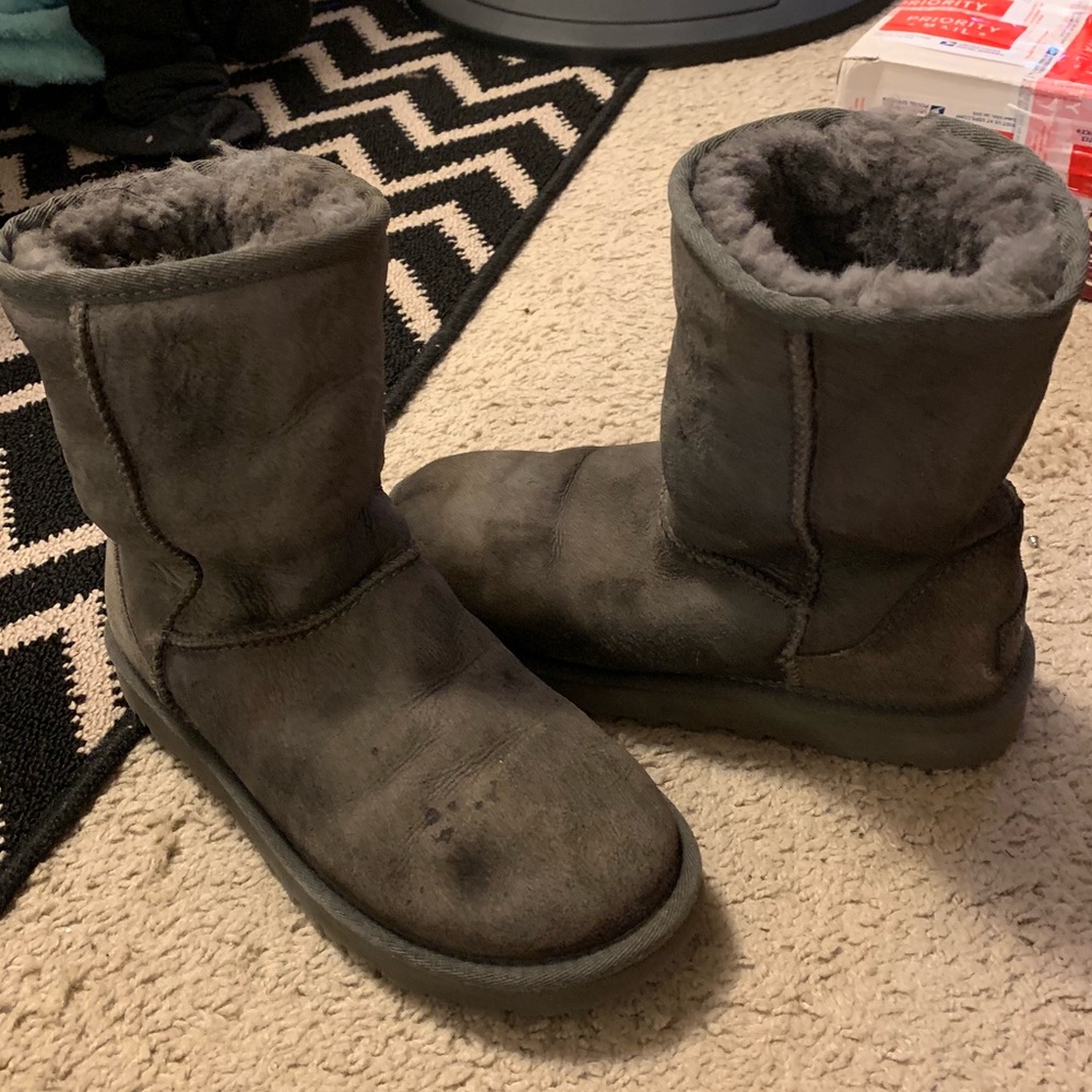 Gray ugg boots